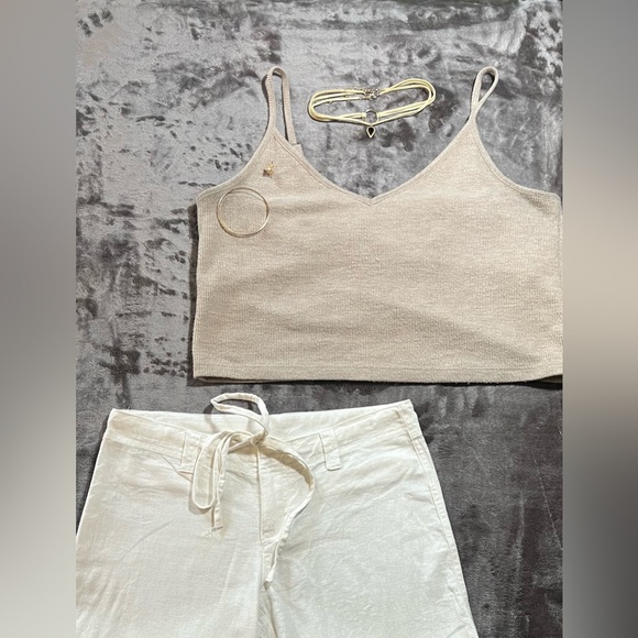 White Linen Pants - Picture 13 of 13